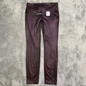 NWT Blank NYC Metallic Spray-On Skinny Jeans